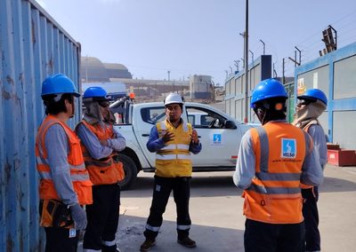 Charla de seguridad antes del turno